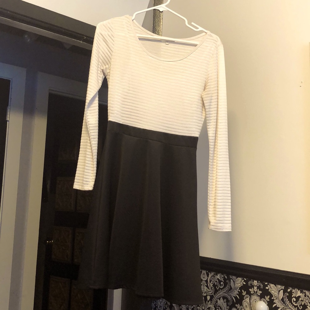 Black and white dress